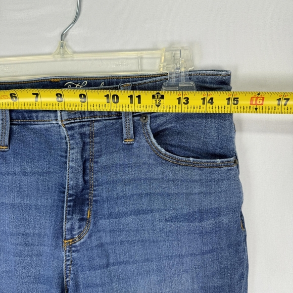 Universal Thread High Rise Skinny Distressed Womens Blue Jeans Size 8/29R - Picture 14 of 16